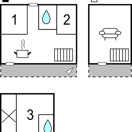 Two-bedroom In Rudkobing 펜션 *