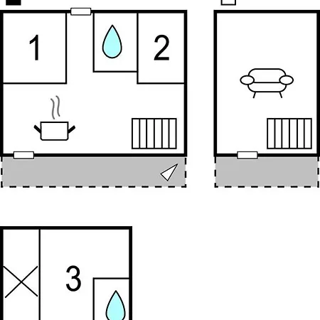 Two-bedroom In Rudkobing 펜션 *