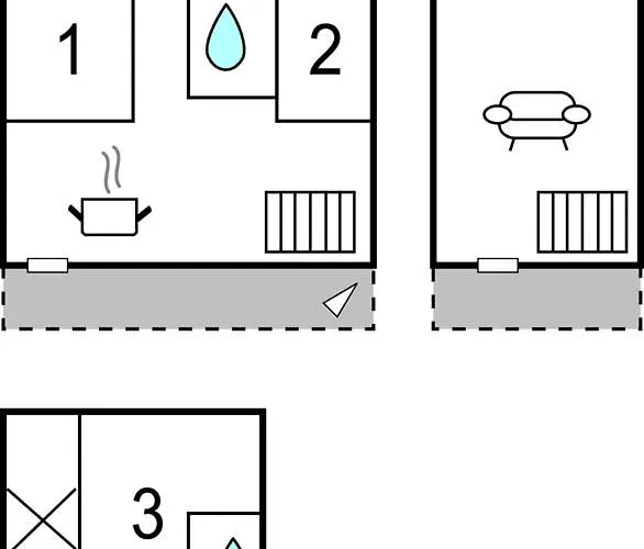 Two-bedroom In Rudkobing 度假居 *